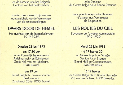 06/1993 - Les Routes du Ciel